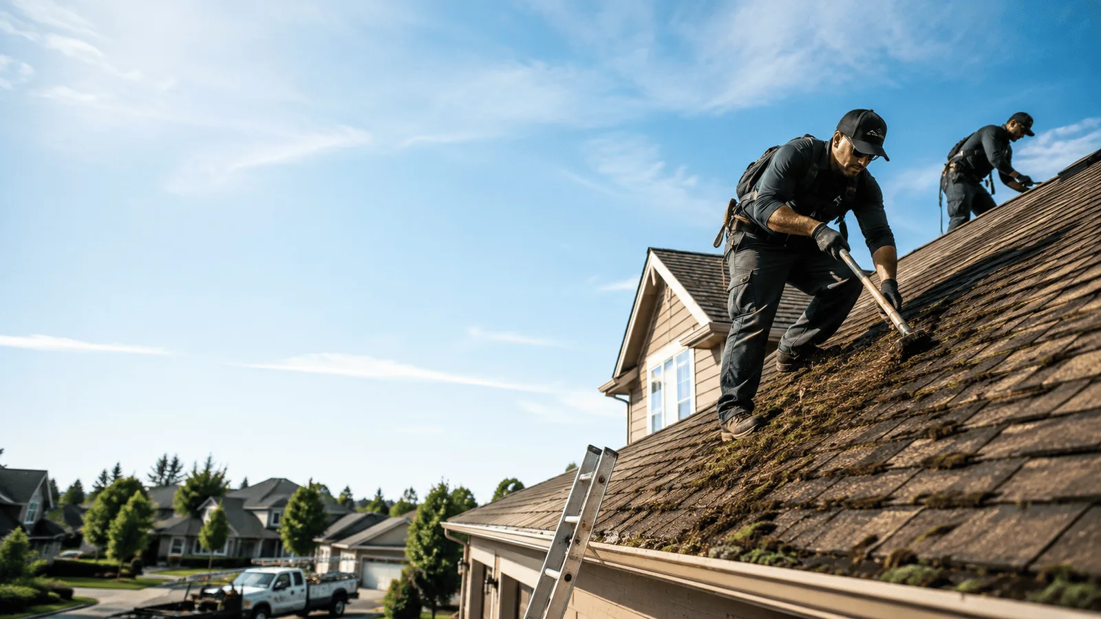 Roof Moss Removal in Spicewood, TX near me